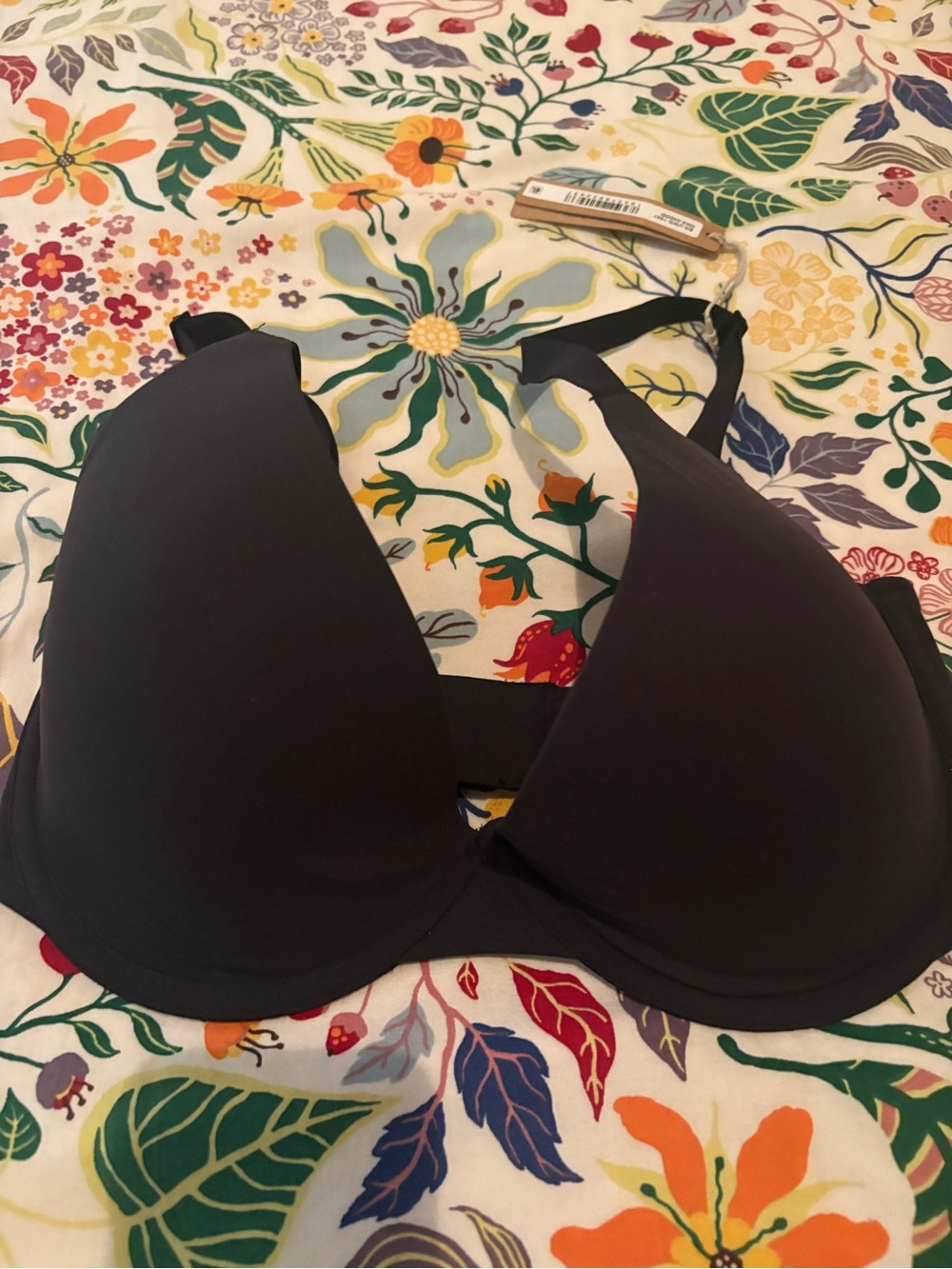 Skims Black bra size 34DDD NWT